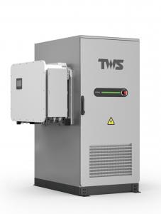 Max-Solaris ESS Cabinet with Hybrid Inverter, ideal to combine with heat pumps for Commercial and Industrial buildings.