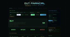 DUT Financial Trading 1.0 institutional analytics platform showing quantitative market analysis, DUT attractors, risk assessment, price projections, and portfolio intelligence tools developed by ExtractoDAO Labs.