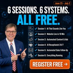 The Launch AI Summer Challenge includes six free live online sessions covering artificial intelligence tools for websites, content creation, customer service, sales follow-up and business operations. The training series, led by Launch CRM CEO Greg Writer,