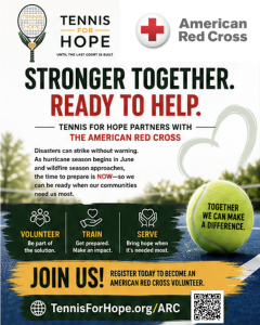 American Red Cross and Tennis for Hope