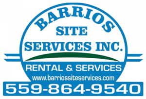 Official logo of Barrios Site Services, Inc., a portable sanitation provider in the Central Valley.