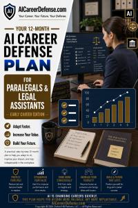 12 Month step by step AI Career Defense Plan for Early Career Paralegals