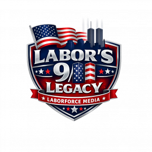 9/11 Legacy badge with the Twin Towers