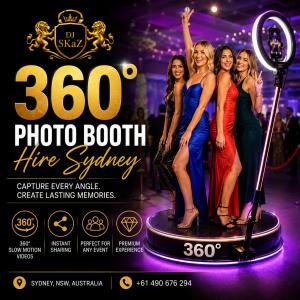 360 photo booth hire sydney