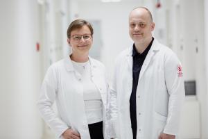 Dr. Marcela Krutova and Dr. Marek Stefan from Second Faculty of Medicine of Charles University in Prague