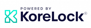 Powered KoreLock Logo