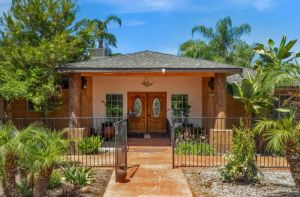 The homelike exterior of Glory Days Assisted Living in Visalia, California.