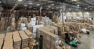 Forceget Fulfillment warehouse interior showing pallet racking and inventory storage supporting bicoastal ecommerce fulfillment.