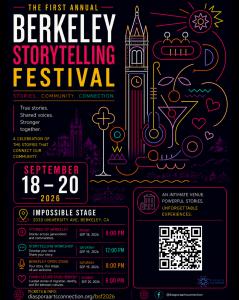 Image showing the events taking place in the Berkeleyt Storytelling Festiva