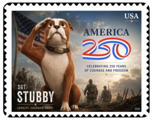 Sgt Stubby was known for his ability to salute