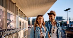 Frequent flyers at US Airport