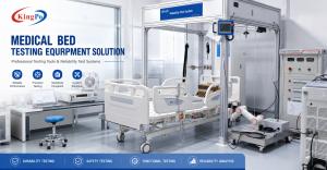 Medical bed testing equipment solution for IEC 60601-2-52 reliability, durability and functional safety testing in a laboratory
