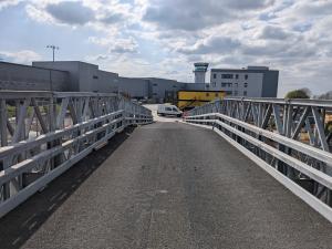 Acrow Bridge in service at Bristol Airport