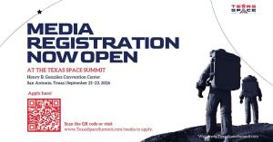 Media Registration now Open for the 2026 Texas Space Summit