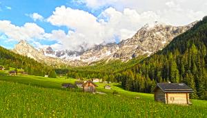 st nicolo valley - italian alps