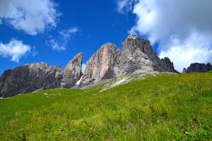 dolomites in summer - italian mountains