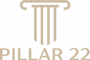 PILLAR 22 Construction & Roofing logo, licensed building and roofing contractor in West Palm Beach, Palm Beach County, Florida.