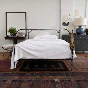 White Linen Sheet Set Italy 230GSM