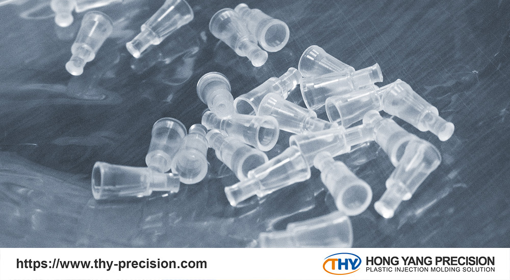 Medical plastic injection molded components manufactured by THY Precision for disposable medical devices using precision molding technology in ISO cleanroom facilities.