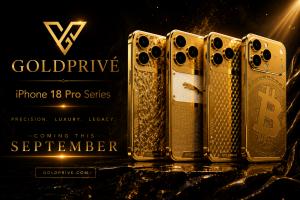 GoldPrive luxury 24K Gold iPhone 18 Pro Max