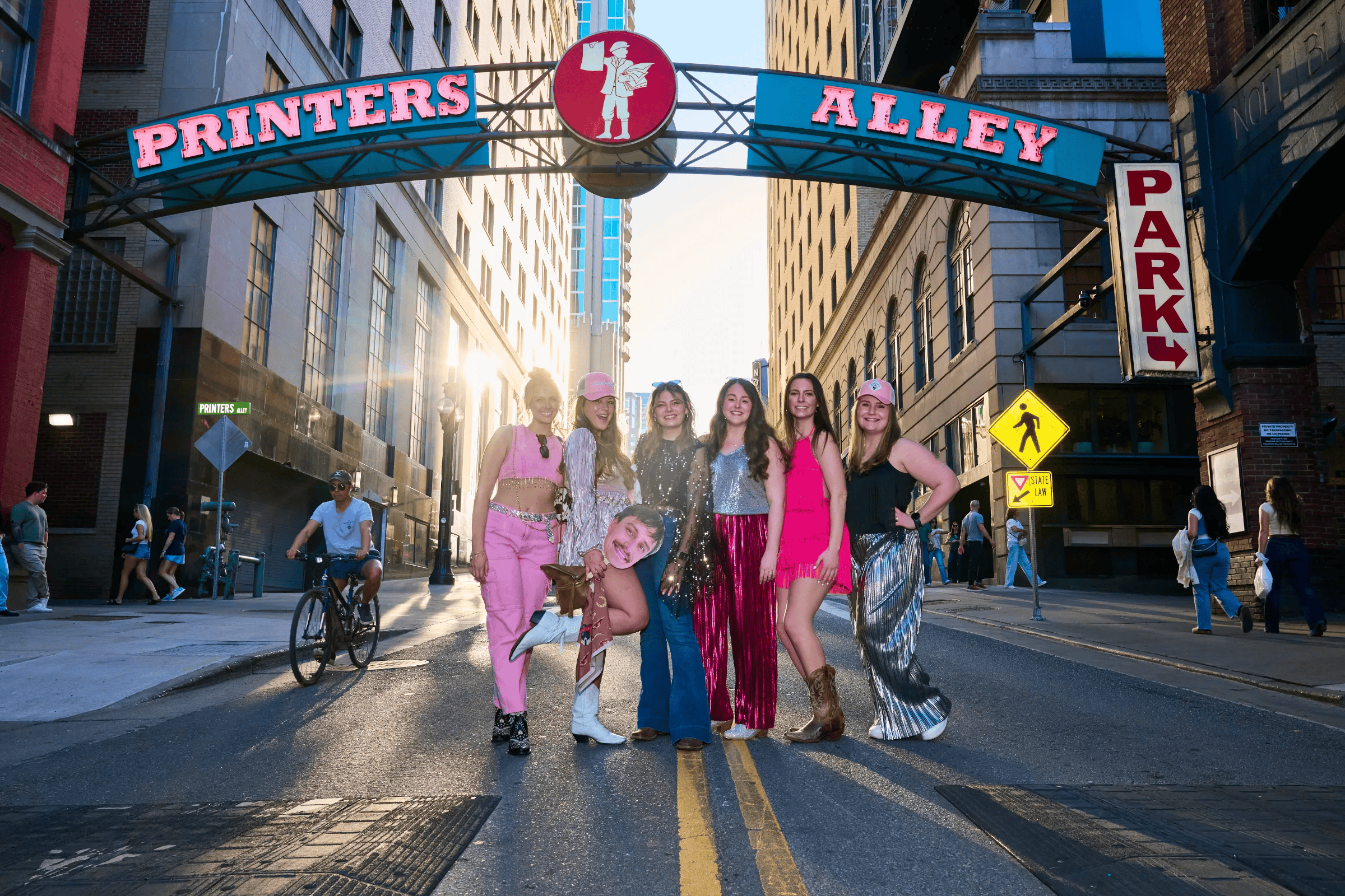 Bridesmaids on Printers Alley