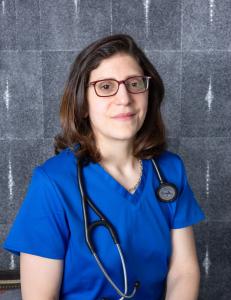 Dr. Avra Frucht, at her practice of in home pet euthanasia in New York City.