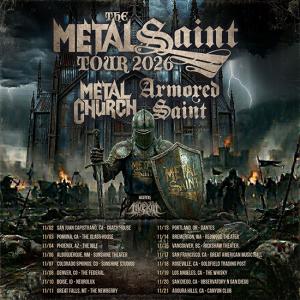 Tour dates for The Metal Saint Tour 2026 with LiveKill