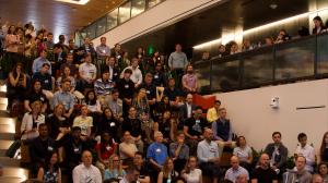 A large number of people attend boston tech week
