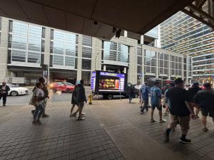 Grow More media truck advertising