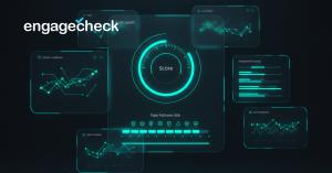 EngageCheck AI-powered influencer audit dashboard showing audience quality scoring and fake follower risk