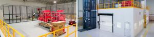 ICON Mechanical's new elevated work platform with ResinDek flooring over new modular ISO 8 cleanroom