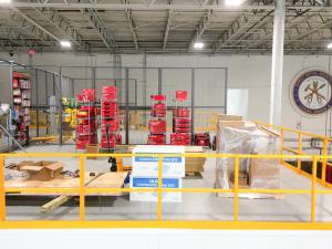 The top view of ICON Mechanical's new work platform featuring ResinDek flooring panels