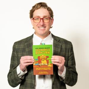Author, Attorney and Dog Lover Ted Sutton “unleashes” new “Greenback’s Book of Law” book to teach law basics never taught in school - through the eyes of a friendly goldendoodle messenger named Greenback.