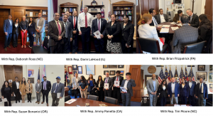 FIIDS Delegates Meeting Representatives at their offices on the hill