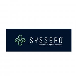Syssero Logo and tagline. Advance the Solution. Empower Your People