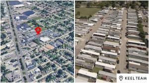 Overhead Image of the Detroit, MI Mobile Home Park