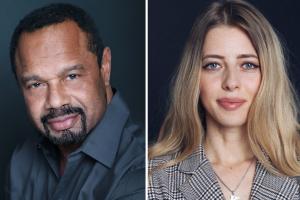 photos of Wolfgang Bodison (director), Ekaterina Behor (line producer)