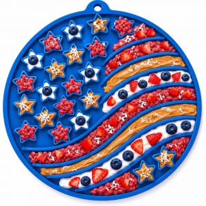 Use eMats filled with treats to help calm fido, provide mental stimulation, and a happy distraction from the fireworks.
