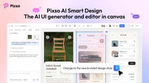 Pixso AI Smart Design AI UI Generator and AI UI Editor