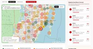 Miami-Dade Aging Roofs Heat Map