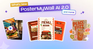 PosterMyWall AI 2.0: AI Video, multipage support and more