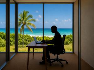 Office Workspace at The Leela Vida in Barbados