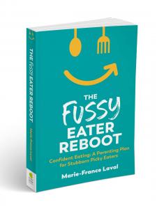 The Fussy Eater Reboot – image of book cover in 3D