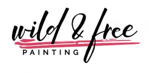 Wild & Free Painting Logo