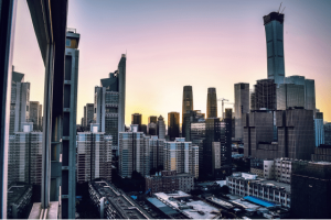 Commercial real estate property managers using property inspection software on laptops to complete digital inspections