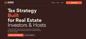 SURGE Tax Advisory & Accounting website