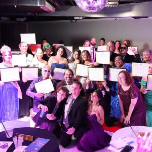 Group photo of the 2026 Peace Gala Ambassadors for Peace honorees holding their certificates during the international awards ceremony hosted by Relief Alliance and Wealth Strategy Media in South Florida.