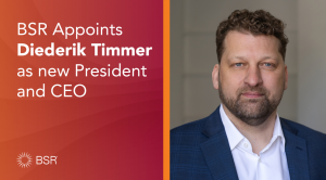 A picture of BSR's new President and CEO, Diederik Timmer