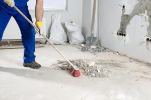 Post construction cleaning service..
