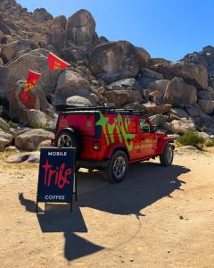 Tribe coffee at Joshua Tree